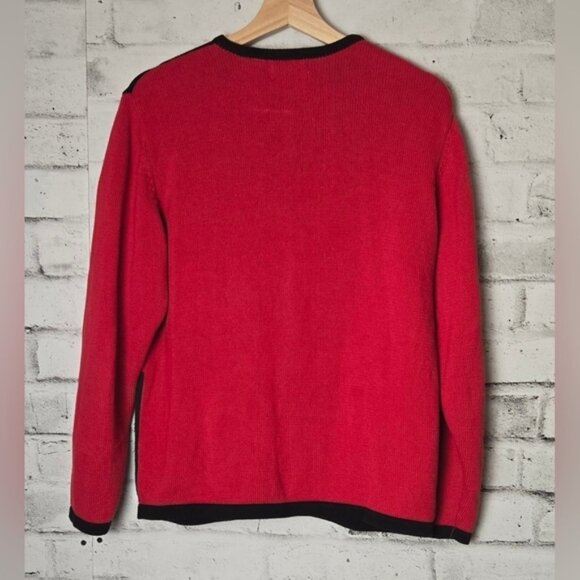 Vintage Tabi International Knitted Holiday Collection Christmas Cardigan - Picture 2 of 9